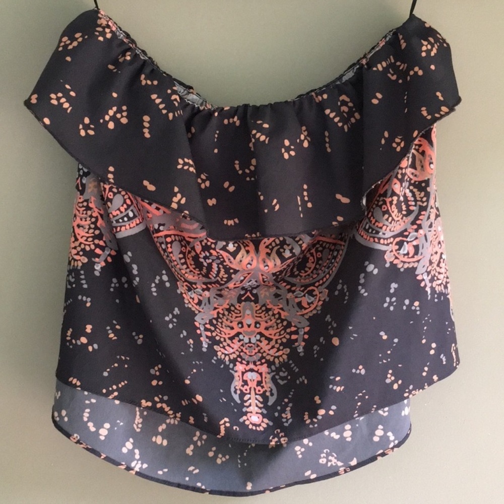 Free people strapless top